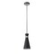 Z-Lite Soriano 1 Light Mini Pendant, Matte Black 728MP-MB-BN - alternate 5